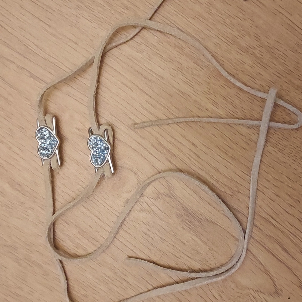 2 heart necklaces